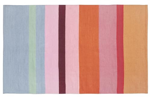 Remember In- und Outdoor-Teppich Rosa - 100% recyceltes PET - 100 x 160 cm - handgewebter Teppich