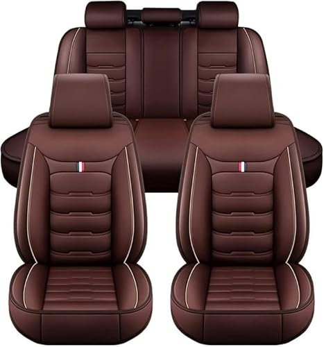 GuanLL Set Car Seat Covers for porsche Cayenne 5 türig SUV (9Y0 / 3. Gen) Car Seat Protector Front and Rear Back Seat Covers kit All Weather Use Easy Installation Cleaning