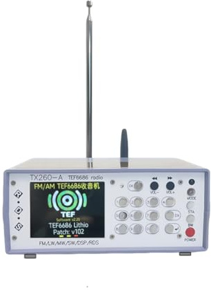 Luobannm Radio RX260 Stereo TEF6686 Hochempfindlichkeit Infrarot Multifunktional Stereo -Radio