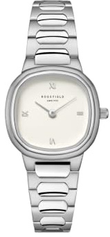 Rosefield Damenuhr Gaia XS Armbanduhr Damenarmbanduhr Analog Uhr Ziffernblatt Quarz Uhrwerk Mineralglas Edelstahlarmband Gold Silber Rosegold