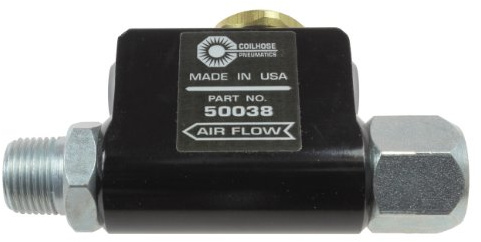 Coilhose Pneumatics 50038 In-Line Lubricator, 3/8-Inch Pipe Size, 7.5 Cubic Centimeter Lubricant Capacity