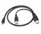 câble double usb alimentation mini usb pour boitier disque dur externe data hdd