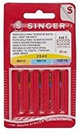 SINGER Jerseynadel 2045 Mix 5er Nadel, Metall, Silber, 7 x 0,03 x 4 cm, 5-Einheiten