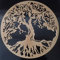 Arbre de vie, décoration murale de 60 cm, art mural, décoration en bois sculpté, cadeau