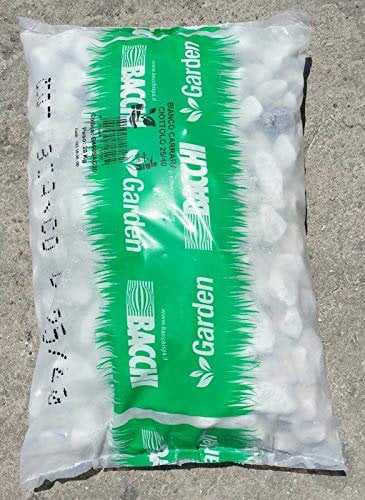 BACCHI Ciottoli Marmo Bianco Carrara 25/40 mm, Sassi Pietre arredo vasi e Giardino in Sacchi da 20 kg