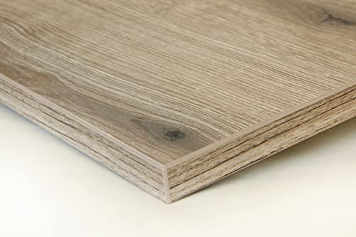 Schreibtischplatte 160x70 aus Holz, DIY Schreibtisch, Tischplatte Arbeitsplatte Werkbankplatte - Alteiche