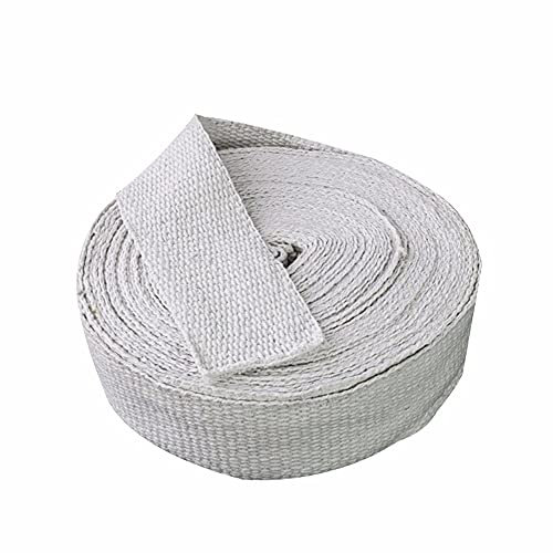 Jonoisax Tiras de Fibra cerámica Cinta Aislante - Manta Aislante ignífuga 2400F,1000 * 500 * 3mm