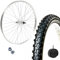 Felge vorne 26 x 1,75 + MTB Reifen 26 x 1,95 + Schlauch | Komplettrad Mountain Bike 26 Zoll