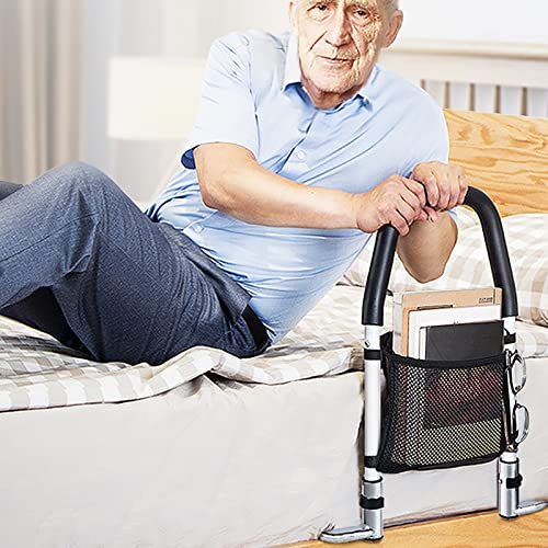 Rostfreier Stahl Safety Bed Rail Sichere Bettgitter, Bettgitter Für Ältere, Sicherheit Bettgeländer Handlauf-für Senioren, Schwangere&Behinderte