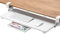 ETHU Under Desk Keyboard Tray, 68x30cm Ergonomic Pull-out Tray with C-Clamp Large Size Keyboard Tray Mount Easy to Install, Computer Keyboard Stand for Home and Office（White）