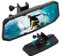Peosaard Bootsrückspiegel 11x4.2in PP Bootspiegel Universal Marine Spiegel Ersatz stilvoller Pontonbootspiegel -Bootszubehör, Bootsrückspiegel