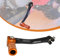 JFG RACING Motorrad Schalthebel,Klappschalthebel aus CNC Aluminium für 50cc-125cc Dirt Pit Bike XR50 CRF50 XR70 CRF70 XR110 CRF110-Orange