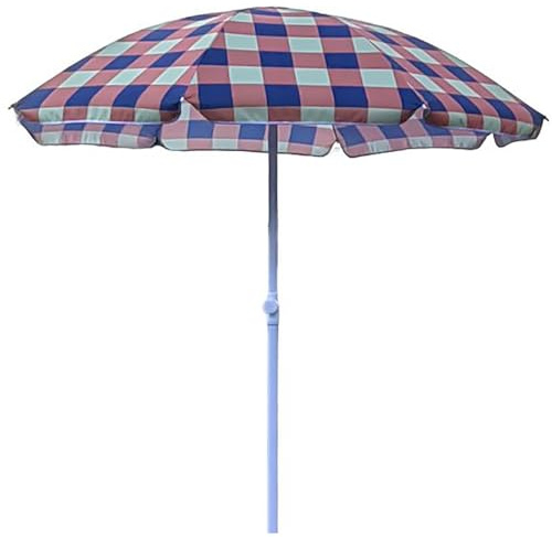 EYTVYUWPT 160cm Vintage-Strandschirm, Wasserdicht, Sonnenschutz UPF 50+, Dreibeinfuß Aus Eisen For Terrasse, Garten, Balkon, Markt