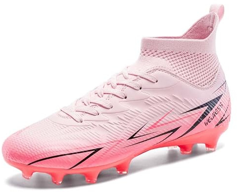 FRTUBOP Scarpe da calcio da uomo, con tacchetti, per attività all'aria aperta | Scarpe da calcio da uomo, in erba artificiale, con punte, per ragazzi, kicking, allenamento, attività all'aria aperta