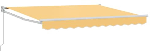 Fisinber Toldo extensible de 3 x 2,5 m con brazo articulado para patio y arena