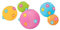 Amscan 240067 - Lampions mit Hibiskus-Blüten, Papier, Dekoration, Gartenparty