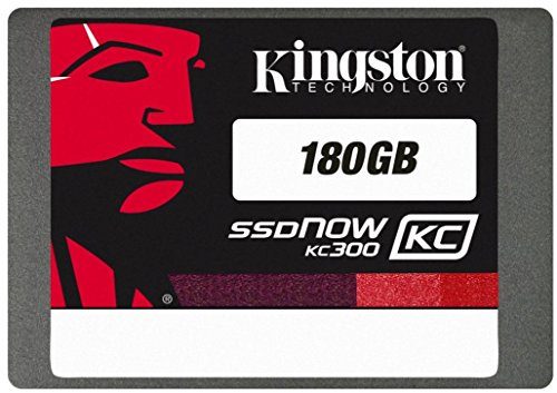 Kingston Technology SKC300S37A/180G Digital 180 GB SSDNow KC300 SATA 3 Solid State Drive with Adapter, 2.5 Inch