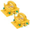 MICROJIG GRR-Ripper GR-100 3D Adjustable Table Saw Pushblock, 2-Pack, Yellow