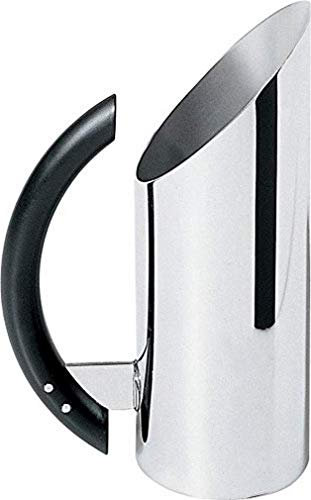 Alessi Mb02 Mia Carafe en Acier Inoxydable 18/10 Brillant, Poignée en Pa, Noir