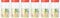 Sunpet J2000 Food Storage Canisters, Plastic, Red, 2000 ml, Pack of 6