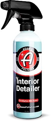 Adam's Polishes Interior Detailer 16oz - Total Car Interior Cleaner, Protectant & Dressing, All Purpose Cleaner & Leather Conditioner, Vinyl, Dashboard, Screen, Seat Cleaner & More