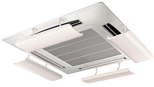AIR WING Pro, Angle Adjustable Air Conditioner Deflector helps Cooling/Heating Air Circulation, Anti Blast, Wind Baffle and Direction, Anti-Condensation (Ivory)