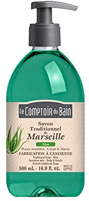 Le comptoir du bain savon traditionnel de Marseille aloe 500ml