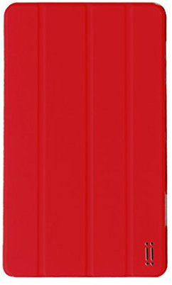 Aiino Custodia Pieghevole Rigida Cover Case Roller Accessorio per Tablet PC Samsung Galaxy Tab S 8.4, Rosso