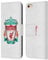 Head Case Designs Officially Licensed Liverpool Football Club White 1 Crest 1 Leather Wallet Case Compatible With Apple iPhone 6 / iPhone 6s