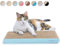 AMZNOVA Katzen Kratzpappe Rescratch Katzen Kratzbrett, Kratzpappe mit Katzenminze, Kratzbrett Kratzbretter Katzenkratzbrett, Schmal, Baby blau