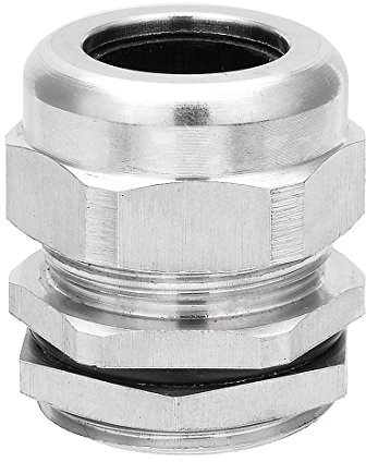 Sourcingmap Cable Gland PG21 Stainless Steel Waterproof Cable Glands Joints Adjustable Connector for 15mm-18mm Dia Cable