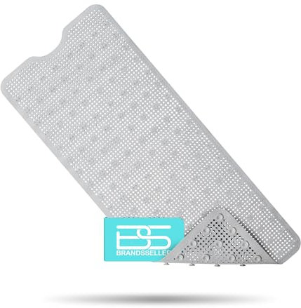 Brandsseller Badewanneneinlage ca.100x40 cm Badewannenmatte Badematte Wanneneinlage rutschfest Melange