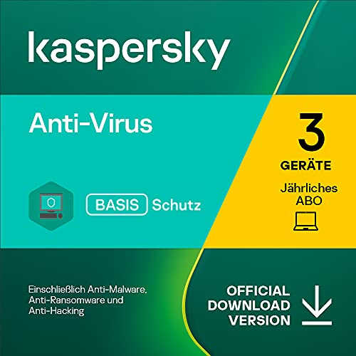 Kaspersky Anti-Virus 2021 | 3 Geräte | Jährliches Abo | Windows | Aktivierungscode per Email
