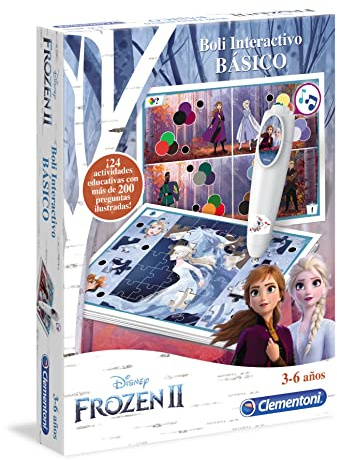 Clementoni - Frozen 2 Interactive Pen - Educational Game with Electronic Pen from 3 Years, Toy in Spanish (55327)