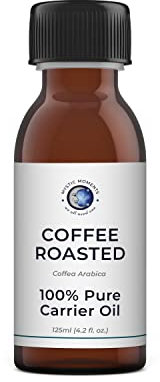 Mystic Moments | Kaffeegebratenes Trägeröl 250 ml - reines & natürliches Öl perfekt für Haare, Gesicht, Nägel, Aromatherapie, Massage und Ölverdünnung Veganer GVO frei