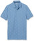 Amazon Essentials Herren Piqué-Poloshirt aus Baumwolle, Schmale Passform, Blau Palmenaufdruck, M