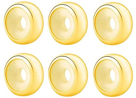 Clip Stopper Charms Sterling Silver Rondelle Spacer Bead Charm Stopper Charm for Pandora Charm Bracelets, Sterling Silver, sterling silver