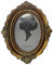 Nicetruc 1PC European Style Oval Vintage Bilderrahmen Luxus Antike Bilderrahmen Home Decoration