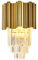 MZStech Kristall Wandleuchte Beleuchtung 4 Tiers Kristall Wandleuchte Moderne Wandleuchten Leuchte Nachttischlampe Für Schlafzimmer Badezimmer Wohnzimmer Flur, Gold, E14*2 (A)
