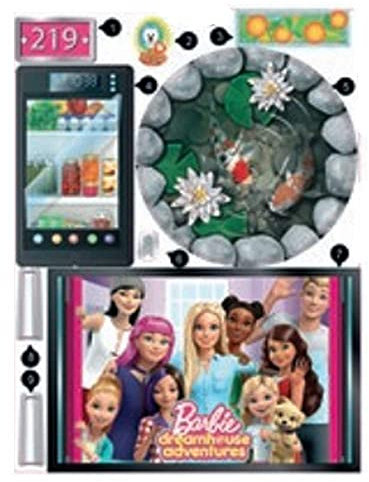 Barbie Replacement Parts Dreamhouse ~ FHY73 - Includes 9 Replacement Labels for The Dreamhouse Adventure Dollhouse