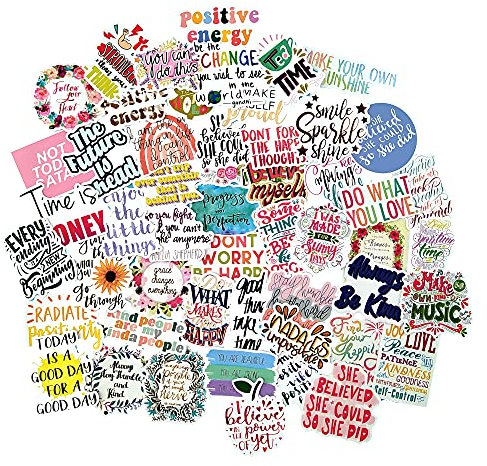 Adesivi motivatori vsco stickers aesthetic bullet journal adesivo con frase motivazione for laptop scrapbooking agenda tumblr taccuino vinile good vibes good life