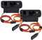 Xiatiaosann RC Schalter JR Stecker Heavy Duty RC Schalter Modellbau, 2 Stück JR On Off Zubehör für Empfänger Servo, mit LED Grün
