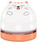 YUNYILAN Mini Desktop Vacuum Cleaner, Portable USB Vacuum Cleaner for Desk Mini Cute Cartoon Desktop Vacuum for Cleaning Eraser Crumbs, Dust, Crumbs, Computer, Keyboard and Car (White Orange)