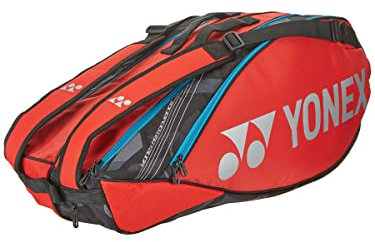 YONEX Tasche 92226 (Tango Red) (6 Stück) Pro Tennis Badminton Schläger Tasche