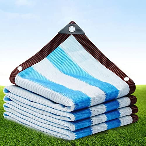 Sonnensegel Rechteckig,5x15m Schattiernetz Sonnenschutz Wetterschutz, 90-95% UV-Schutz,Schattiernetz für Gewächshaus Patio Garten Terrasse und Camping