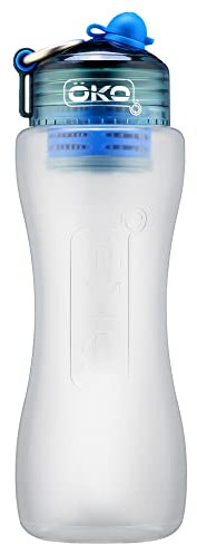 OKO H2O OKO1LARCTV2 Bouteille de filtration pour chlore, plomb, micro-plastiques et autres contaminants 1 l