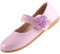 EIGHT KM Scarpe da Bambina Piccola Mary Jane Principessa da Sposa Ballerine EKM7063 Pelle Microfibra Fiore Camelia Brillante Rosa Taglia EU 27