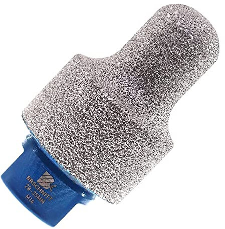 Trépan de Fraisage Diamantée - BRSCHNITT Fraise au diamant 20-35mm x M14 trépan diamant Pour agrandir le façonnage rond biseauté existant en porcelaine, céramique dure, granit, marbre
