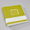 Semikolon 370027 Jumbo Album - 30x30 cm, 100 Seiten cremefarben, für 10x15 Fotos, mit Pergaminpapier - matcha hell-grün
