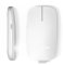 Xoopar Souris sans Fil 2.4G - Souris sans Piles - Rechargeable - Souris Connectée Ordinateur - Ultra Slim - Pokket en Plastique Recyclé (Blanc)